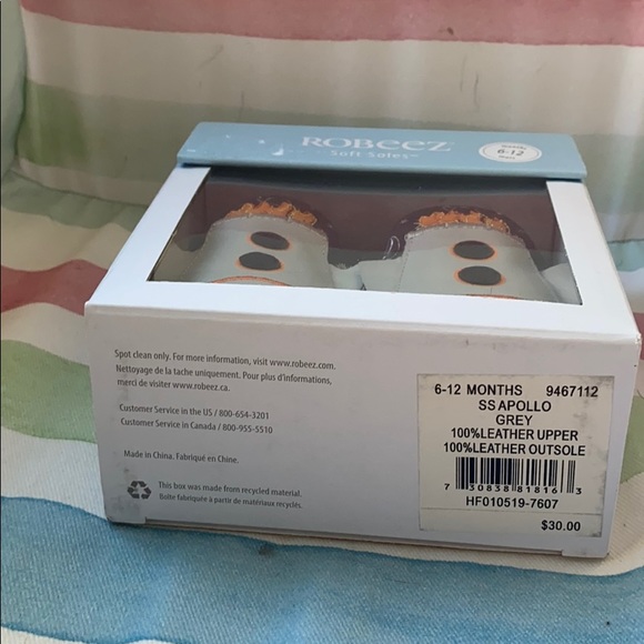 Robeez - Apollo grey shoes - Rockets - Picture 2 of 4